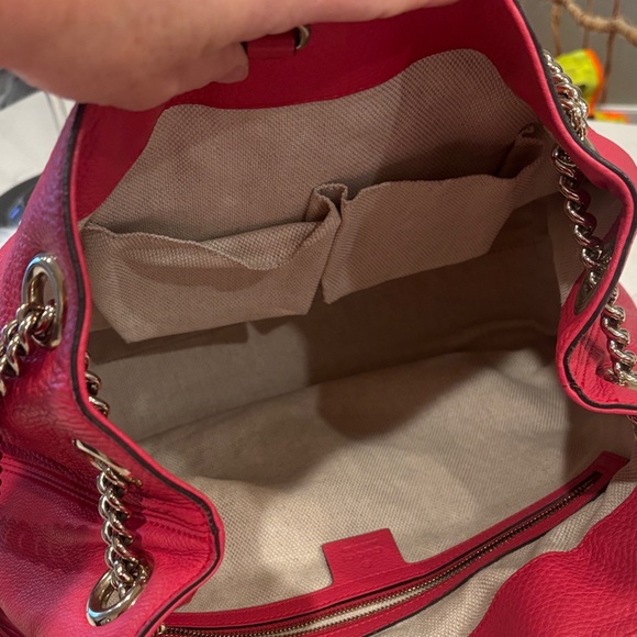 Gucci Pink Leather Soho Shoulder Bag - Picture 9 of 12